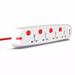 Fybros 10A 3 Pin Extension Flex Box 2 mtr with Indicator 9025-8