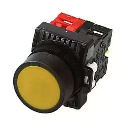 Sibass Electric Hanyoung Push Button Diameter 30 mm Without Contact Element with CE Mark, Yellow, SE-PB3011 (Pack of 300)-25