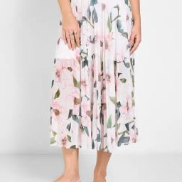 Honey By Pantaloons Whisper White Flared Fit Floral Print Skirt-image-5