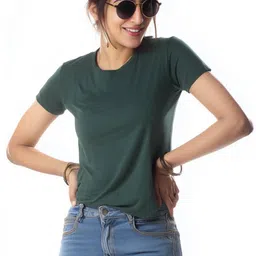 Storeily Women Extended Sleeves Bamboo Pockets T-shirt-32