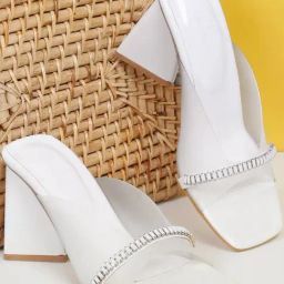 Pelle Albero Women's White Casual Sandals-image-79