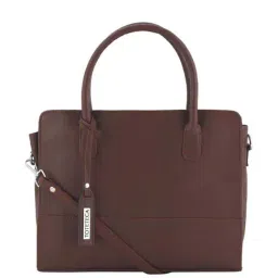 Toteteca Tan Solid Medium Handbag-image-25