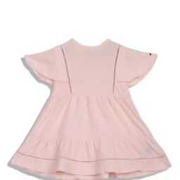 Tommy Hilfiger Kids Faint Pink Cotton Regular Fit Dress-picture-25