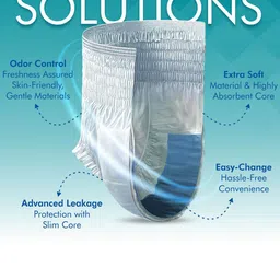 Not Out Set Of 6 3D Core Technology Adult Diapers - 10 Pieces Each - L image 2