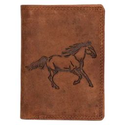 SASSORA ARLO Brown Leather Textured Bi-Fold Wallet-42