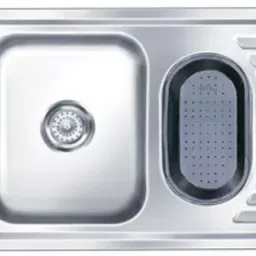 Nirali D'Signo 20.1x30.1x20.1 Inch Glossy SS Single Bowl Kitchen Sink Fantasy-image-68