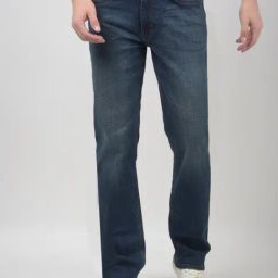 Numero Uno Dark Blue Regular Fit Jeans-image-93