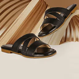 Ishransh Women Striped Open Toe Flats-image-67