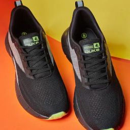 Duke Men's Black Running Shoes-image-47