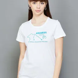 Fame Forever by Lifestyle White Cotton Print Top-picture-5