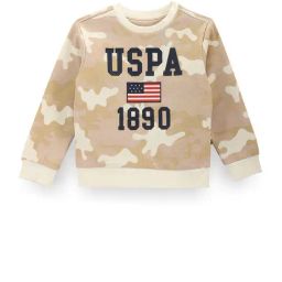 U.S. Polo Assn. Kids Beige Printed Full Sleeves Sweatshirt-image-55
