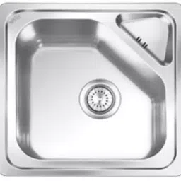 Nirali D'Signo 20.1x20.1x20.1 Inch Satin SS Single Bowl Kitchen Sink Trion Plain-picture-11