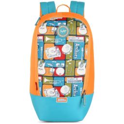 Skybags Archies 01 Teal Polyester Printed Backpack - 15 Ltrs-78