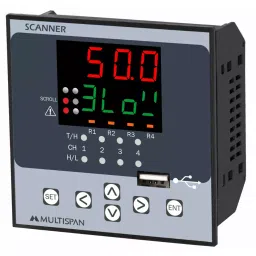 Multispan MSU-1244 4 Channel Channel Process Scanner & Data Logger-34
