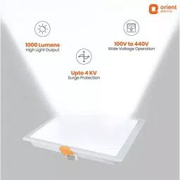 Orient Moodlight 10 W 3 in 1 Square Recess Panel Light image 5