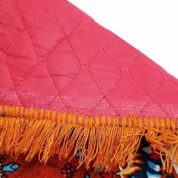 AAZEEM Blue & Red Ethnic Motifs Floor Mat image 5