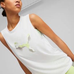 Puma White Logo Sports T-Shirt-image-33