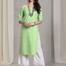 7Threads Women Pack Of 6 Geometric Printed Kurtas-image-69