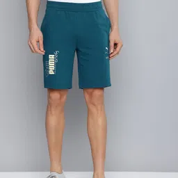 one8 x PUMA Men Typography Printed Slim Fit Shorts-image-16