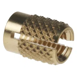 RS PRO, M4 Brass Threaded Insert diameter 5.6mm Depth 7.95mm, 278556-8