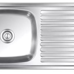 Nirali Popular 16.1x27x16.1 Inch Satin SS Single Bowl Kitchen Sink Elegance-image-3