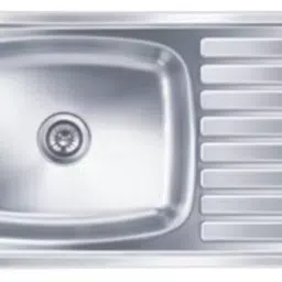 Nirali Popular 20.1x39.4x20.1 Inch Glossy SS Single Bowl Kitchen Sink Elegance Ultra-image-13