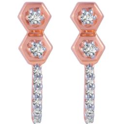 P.C. Chandra Jewellers 18 kt Gold & Diamond Earrings-image-95