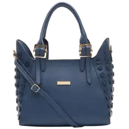 Giordano Blue Textured Large Handbag-37