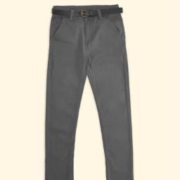 Pantaloons Junior Grey Cotton Regular Fit Trousers-picture-44
