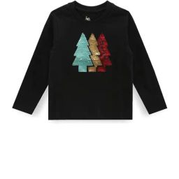 U.S. Polo Assn. Kids Black Cotton Embellished Full Sleeves T-Shirt-image-104