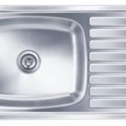 Nirali Popular 20.1x36x20.1 Inch Satin SS Single Bowl Kitchen Sink Elegance Ultra-image-2