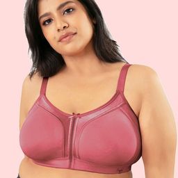 Nykd Plus Size Seamless Full Support M-Frame Cotton Full Coverage Bra - NYB101-image-58