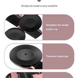 ZIVIK Upgraded Double Suction Cups Sit Up Bar,Portable Sit-Up Assistant Device,Fixed Foot Abdominal Muscle Trainer Device, Portable Sit Up Bar with Foam Padded for Floor, Abs Home Workout(Black) image 5
