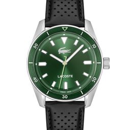 Lacoste Men Boston Leather Straps Analogue Watch 2011423-10