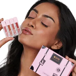KIRO Set Of 4 Glossfinity Cream Lip Gloss-4.8ml-Nutty Nutmeg, Smoked Plum image 2