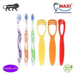 MAXI Mommy & Baby Oral Care Combo Pack of 6 - Multicolor-27