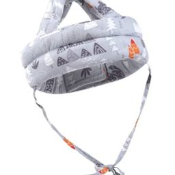 Syga Adjustable Cushioned Baby Safety Helmet - Grey Forest-37