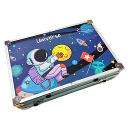 AKN TOYS Universe  Painting Colour Set For Kids Art And Craft Suitcase L 145 Colour Set Drawing And Painting Set (Colour May Vary)-11