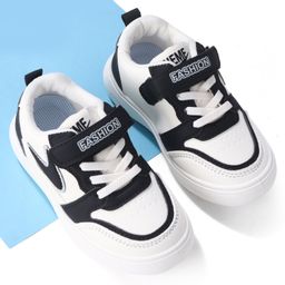 Oh! Pair Casual Shoes with Velcro Closure - Black-image-46