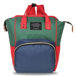 Kritiu Backpack Style Maternity Classic Solid Daiper Bag - Multicolor-image-93