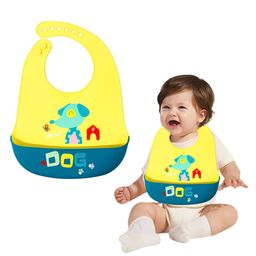 FunBlast Dog Print Silicone Baby Bib with Adjustable Strap for Feeding & Weaning-picture-10