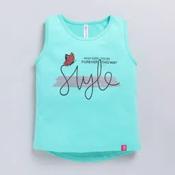 Ginie Girls Typography Printed Breathable Vest-57