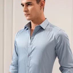 HIGHLANDER Men Slim Fit Opaque Casual Shirt-picture-36