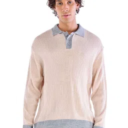 Bewakoof Men Colourblocked Pullover-picture-10