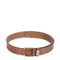 Louis Philippe Tan Leather Solid Waist Belt-image-48