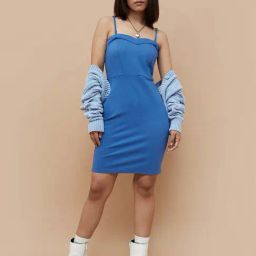 Ginger by Lifestyle Blue Bodycon Dress-picture-46