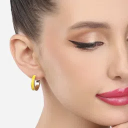 Zaveri Pearls Set of 25 Multicolor Contemporary Studs & Hoop Earrings-ZPFK15133 image 3