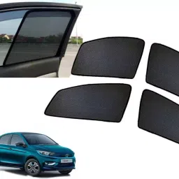 Auto Pearl Side Window Sun Shade Cover for Tata Tigor (Black)-picture-22