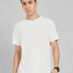 Street 808 By Pantaloons White Cotton Relaxed Fit T-Shirt-picture-43