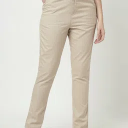 Kraus Jeans Women Relaxed Straight Leg Slim Fit Trousers-picture-8